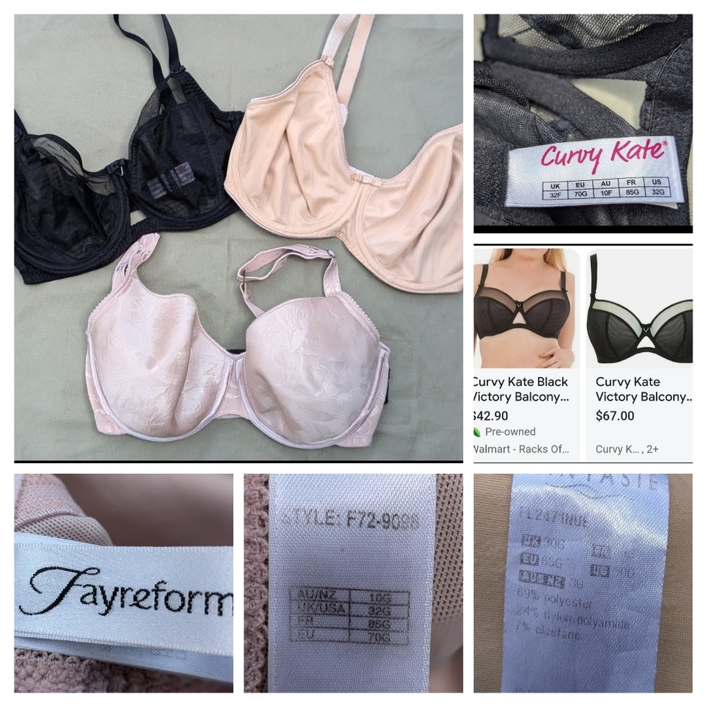 Lot of 6 Bras - Feel Free To Make An Offer On Some or All!